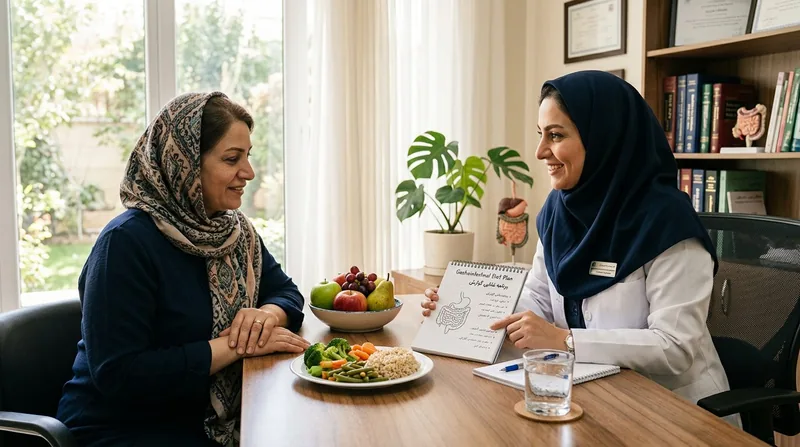 تغذیه سالم و رژیم غذایی برای کاهش علائم زخم معده