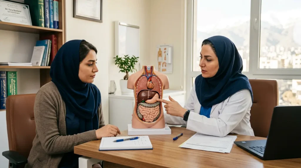 مشاوره بیمار با جراح پیش از عمل ابدومینوپلاستی و بررسی خطر مرگ بر اثر ابدومینوپلاستی