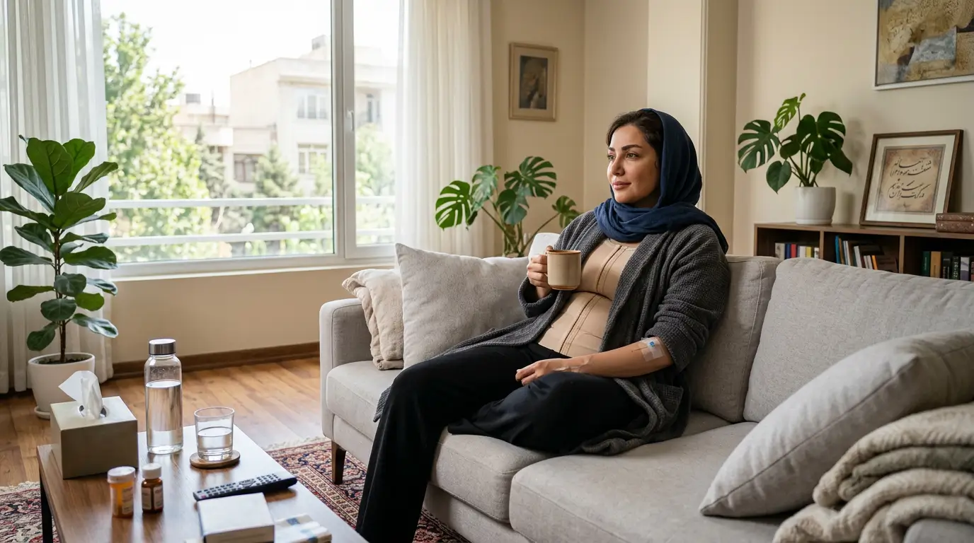 مراقبت بعد از لیپو و ابدو با گن فشاری برای ماندگاری نتیجه