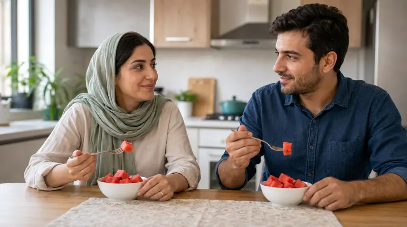 هندوانه برای لاغری در یک میانوعده سالم