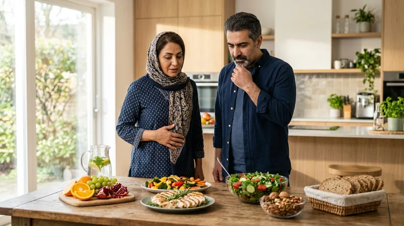 علت گرسنگی مداوم و دل‌ضعفه؛ زن و مرد ایرانی در کنار غذای سالم