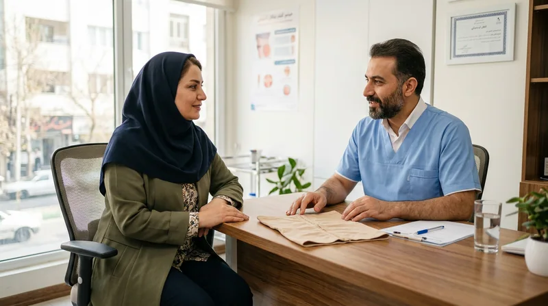 تاثیر گن در لاغری شکم و فرم دهی موقت در گفتگوی مراجعه کننده ایرانی با پزشک