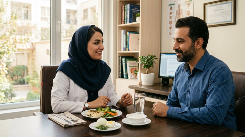 کاهش وزن بعد از عمل اسلیو؛ مشاوره تغذیه بیمار ایرانی درباره وعده های کوچک و پروتئین