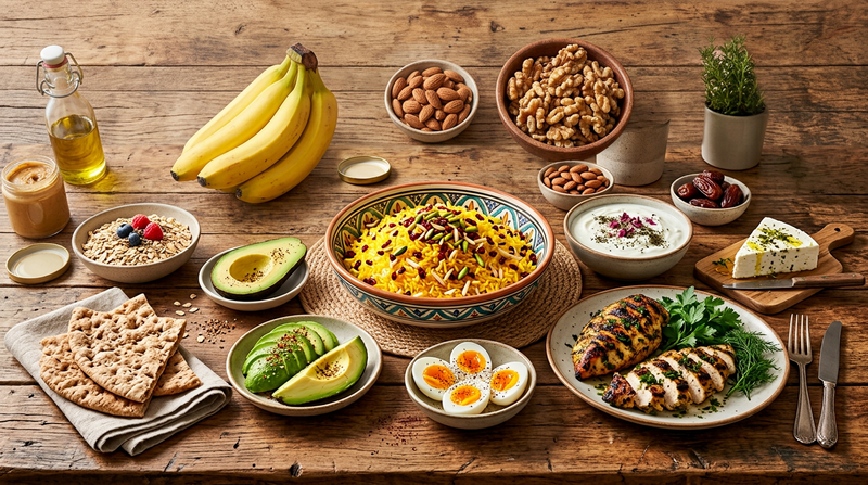 غذاهای پرکالری و پروتئین دار برای چاق شدن پایین تنه با غذا