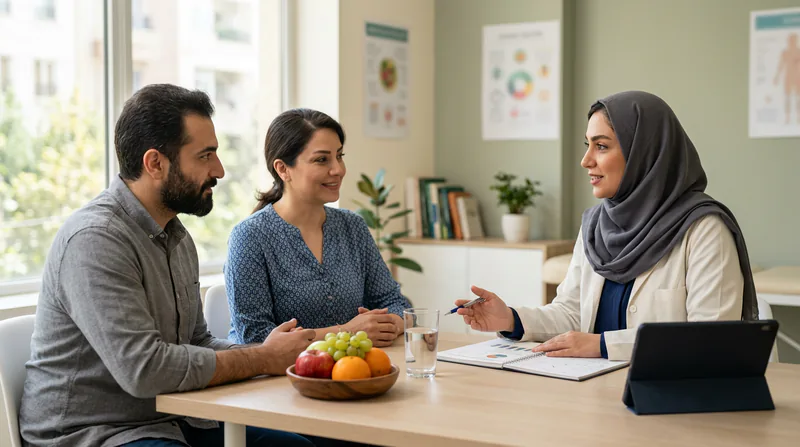 محاسبه کالری مورد نیاز بدن در جلسه مشاوره تغذیه برای زنان و مردان ایرانی