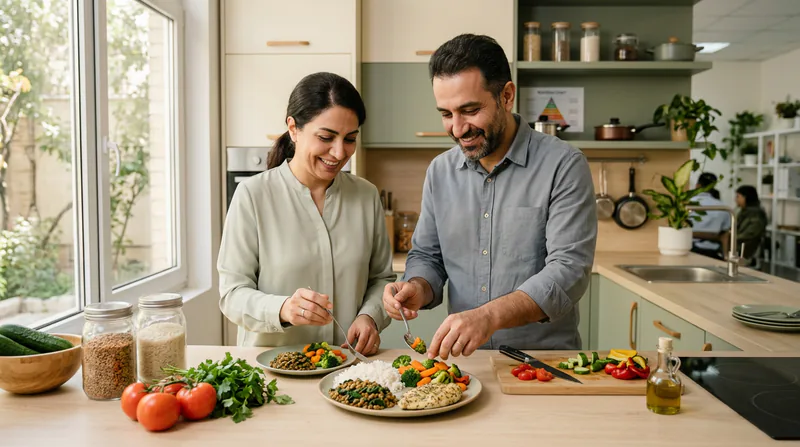 محاسبه کالری مورد نیاز بدن برای کاهش وزن همراه با انتخاب غذای متعادل