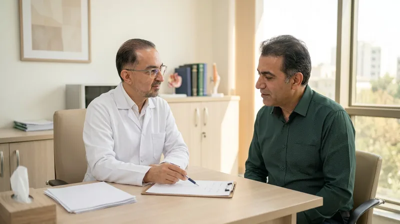 گفتگوی پزشک و بیمار درباره مسکن و داروهای بعد از عمل اسلیو معده